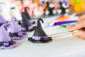 Witches Hat Carved Cake
